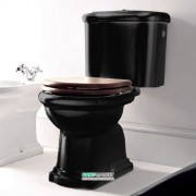 Унітаз підлоговий Kerasan Retro з бачком чорний 101304