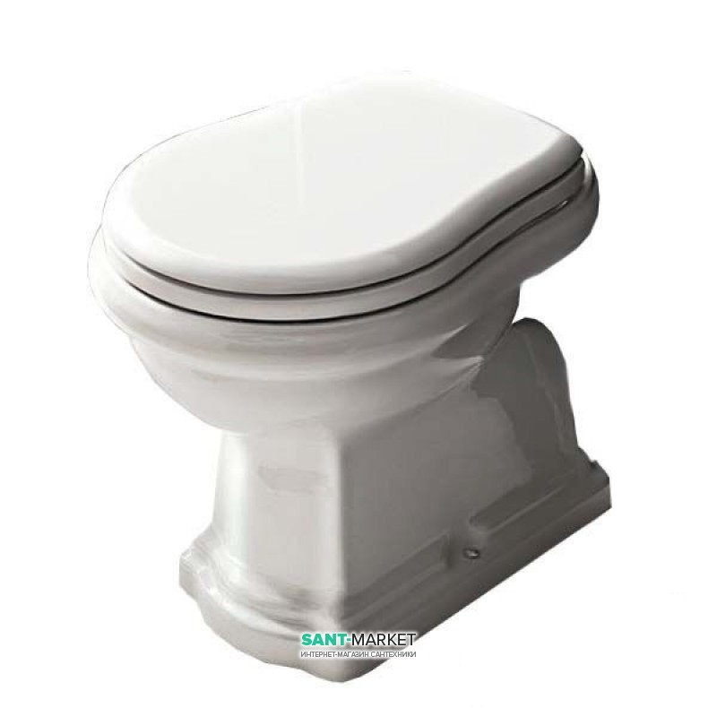 Унітаз підлоговий приставний Kerasan Retro білий 101101