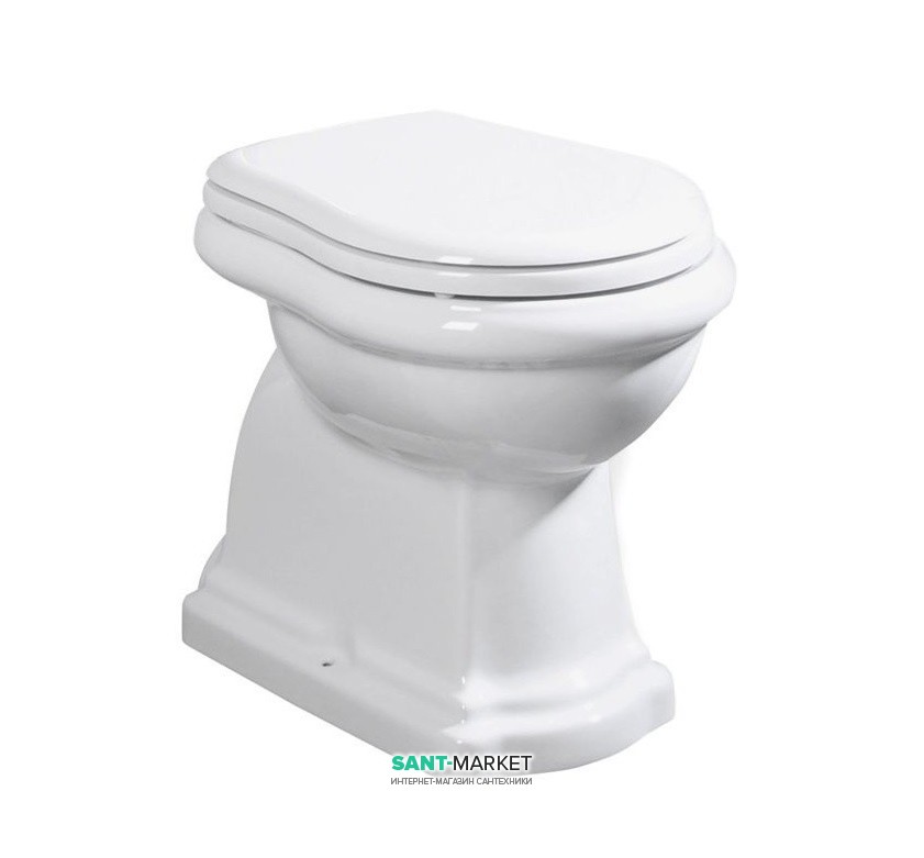 Унитаз приставной Kerasan Retro белый 101001