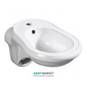 Биде подвесное Kerasan Retro с переливом белый 102601