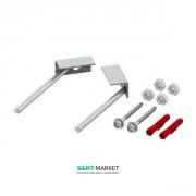 Комплект кріплень Tece ТЕСЕprofil для монтажу інсталяційною системи в кут хром 9380301