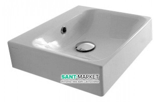 Раковина для ванної Kerasan Cento підвісна / накладна 40х35 см біла 353901