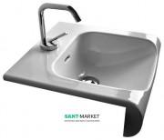 Раковина для ванної Kerasan Inka полувстраіваемие 60х40 см біла +341101