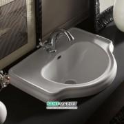 Раковина для ванної округла Kerasan Retro вбудована біла 103001