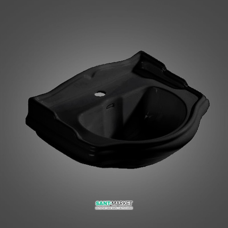 Раковина для ванної підвісна Kerasan Retro чорна 104504