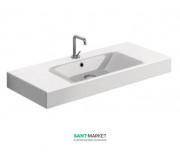 Раковина для ванної прямокутна Kerasan Cento підвісна / накладна 100х45 см біла 355001