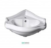 Раковина  подвесная угловая Kerasan Retro керамическая белая 103201