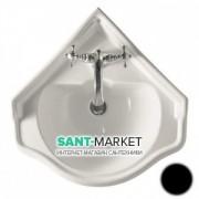 Раковина підвісна кутова Kerasan Retro чорна 103204