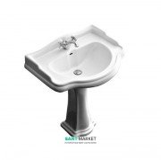 Раковина з п'єдесталом Kerasan Retro біла 104701