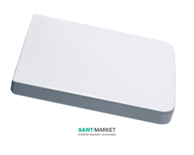 Сидіння з кришкою для унітазу Kerasan Ego з мікроліфтом білий петлі хром 328801