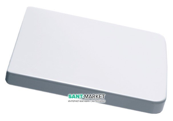 Сидіння з кришкою для унітазу Kerasan Ego білий петлі хром 328901