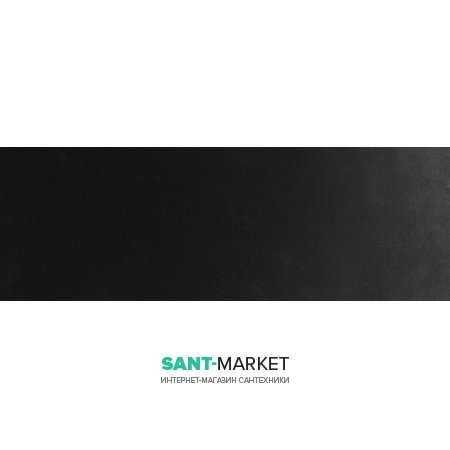 Столешница под раковину Kerasan Inka керамическая 12х35,5 см черный глянцевый 341504