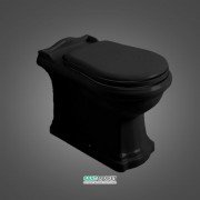 Унитаз напольный Kerasan Retro BTW чёрный 101604