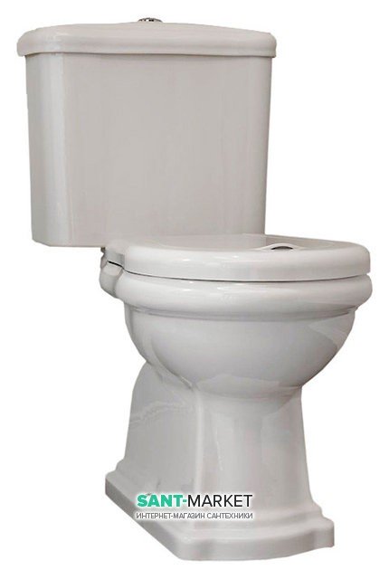 Унітаз підлоговий Kerasan Retro з бачком білий 101301