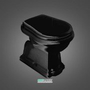 Унітаз приставних Kerasan Retro чорний 101104