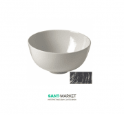 Раковина для ванної накладна Kerasan Ciotola C4 ø46 см декор 4 (перлинно-сірий) 430463