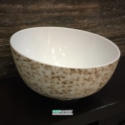 Раковина для ванної накладна Kerasan Ciotola C4 ø46 см декор 5 (груба лава) 430464