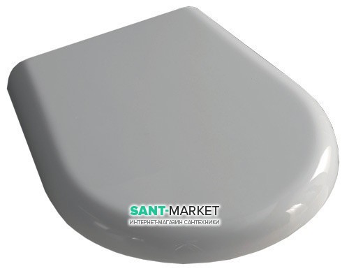 Сиденье с крышкой для унитаза Kerasan K09 быстросъемное Soft-Close полукруглое белый 367401