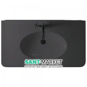Раковина підвісна Kerasan Retro чорна 104904