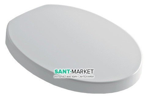 Сидіння з кришкою для унітазу Kerasan Cento Soft-Close овальне білий 358801