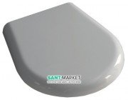 Сиденье с крышкой для унитаза Kerasan K09 быстросъемное Soft-Close полукруглое белый 367401
