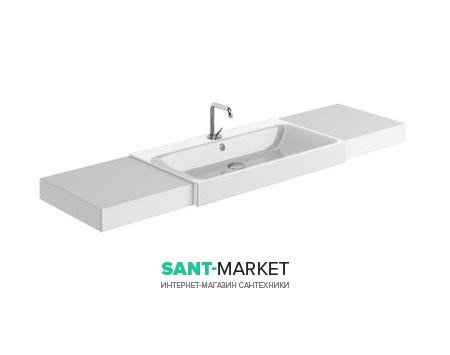 Столешница под раковину Kerasan Cento керамическая 44х63 см белый 356001