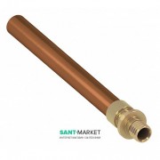 Переходник на медную трубу Tece Teceflex наружная пайка пресс 16x15Cu 713816