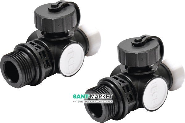 Коллекторный комплект для заполнения и слива системы Tece TECEflex пластик 712562