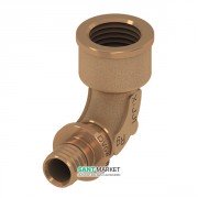 Угловое соединение с внутренней резьбой TECE TECEflex 90° 50х1 1/2 бронза 708107