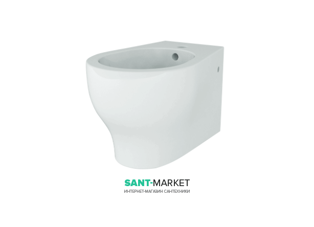 Біде підвісне Kerasan K09 з 1 отвором білий 452501