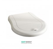 Сиденье с крышкой для унитаза Kerasan Retro с микролифтом белый 108401