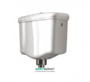 Сливной бачок подвесной для унитаза низкий Kerasan Retro прямоугольный белый 108201