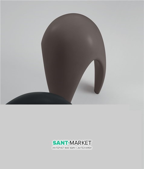 Стілець дизайнерський Kerasan Artwork Moscardino бургундський матовий 470275