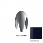 Стул дизайнерский Kerasan Artwork Moscardino голубой кобальт глянцевый 470277