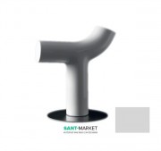 Стілець Kerasan Artwork Cow в комплекті з сталевим підставою світло-сірий 4701K82