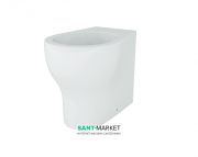 Унитаз напольный приставной Kerasan K09 белый 451601