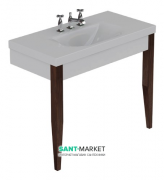 Раковина для ванної прямокутна Kerasan Bentley 100х50 см біла 393101