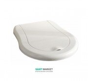 Сиденье с крышкой для унитаза Kerasan Retro с микролифтом белый 108401