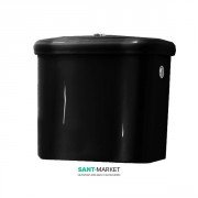 Сливной бачок подвесной для унитаза-компакт Kerasan Retro прямоугольный чёрный 108104