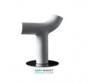 Стул Kerasan Artwork Cow в комплекте с стальным основанием белый 4701K01