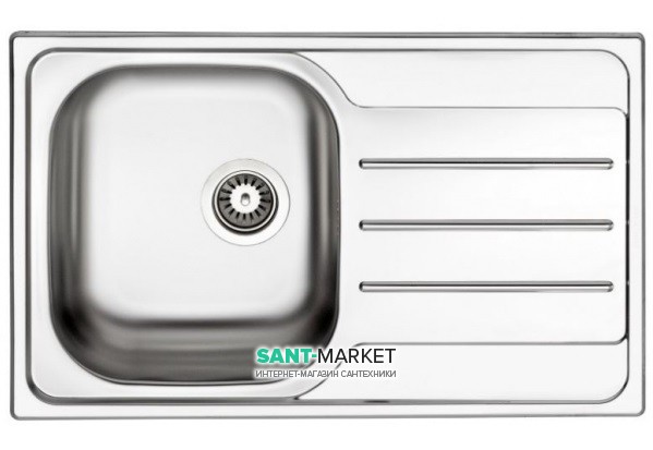 Кухонна мийка прямокутна Apell Oceano RIGHT з донним клапаном і сифоном нержавіюча сталь Matt OH791IRPC