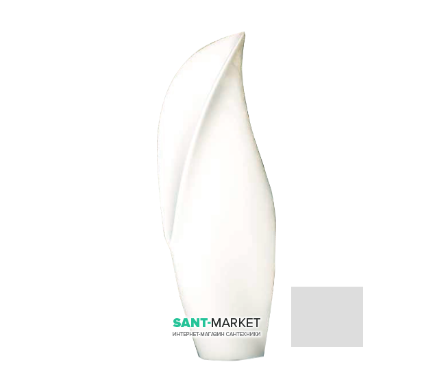 Пісуар підлоговий Kerasan Artwork Groove з кріпленням світло-сірий 473082