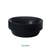 Раковина-чаша для ванной круглая Kerasan Cento накладная 45х45 см черный матовый 355731