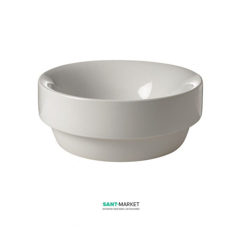 Раковина-чаша для ванної кругла Kerasan Cento накладна 35х35 см білий матовий 355830