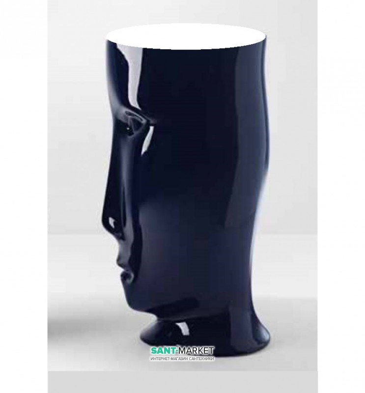 Раковина для підлоги Kerasan Artwork Moloco санфарфор білий / блакитний кобальт глянсовий 474078