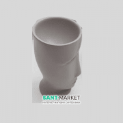 Раковина для підлоги Kerasan Artwork Moloco санфарфор світло-сірий 474082