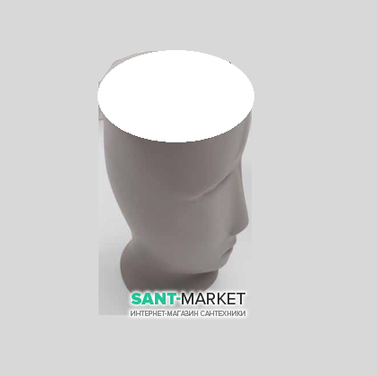 Раковина напольная Kerasan Artwork Moloco санфарфор белый/светло-серый 474085