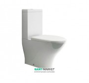 Унитаз напольный моноблок Kerasan Aquatech с керамическим бачком белый 371701