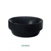Раковина-чаша для ванной круглая Kerasan Cento накладная 45х45 см черный матовый 355731