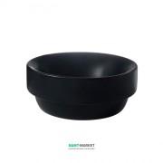 Раковина-чаша для ванної кругла Kerasan Cento накладна 35х35 см чорний матовий 355831